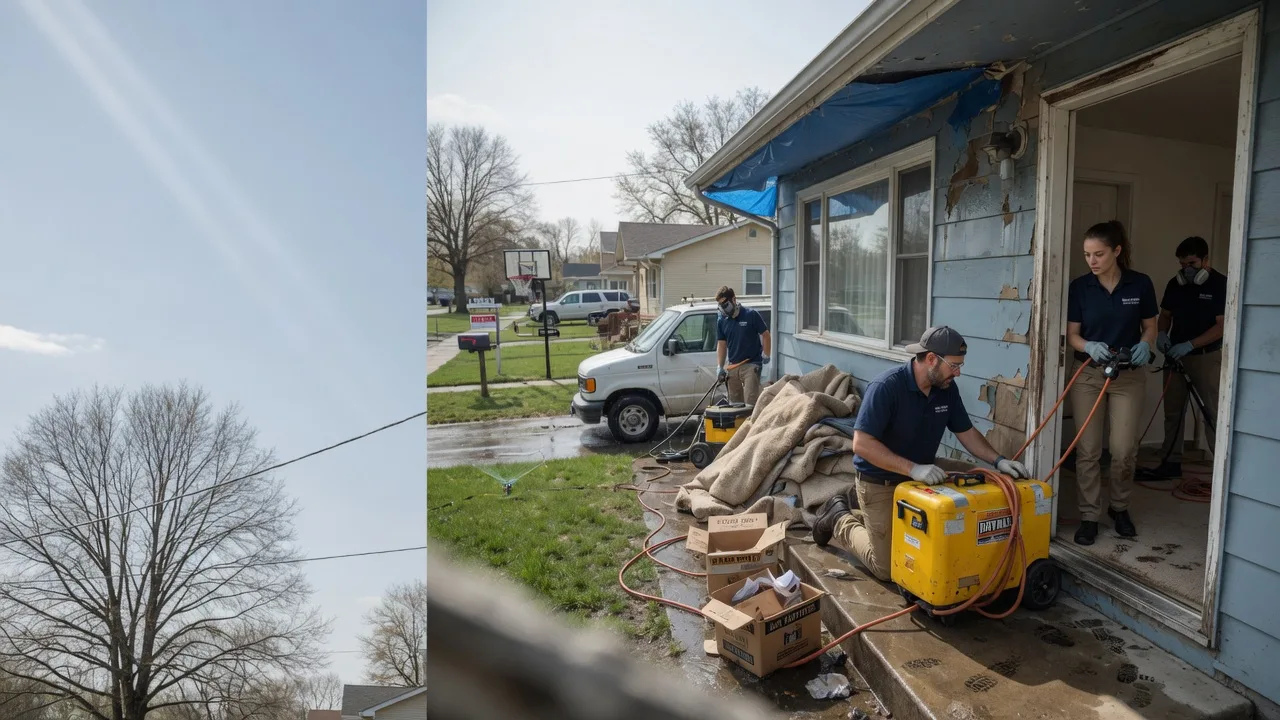 Basement Flood Cleanup in Huddleston, VA near me